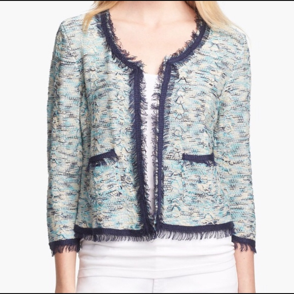 Nic + Zoe Tweed Knit Jacket